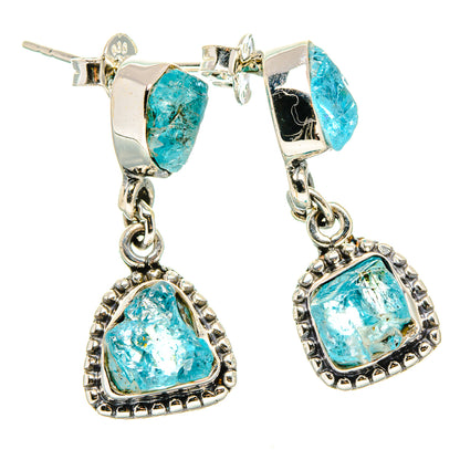 Apatite Earrings handcrafted by Ana Silver Co - EARR431391 - Photo 2