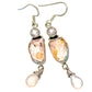 Rose Quartz Earrings handcrafted by Ana Silver Co - EARR431394 - Photo 2