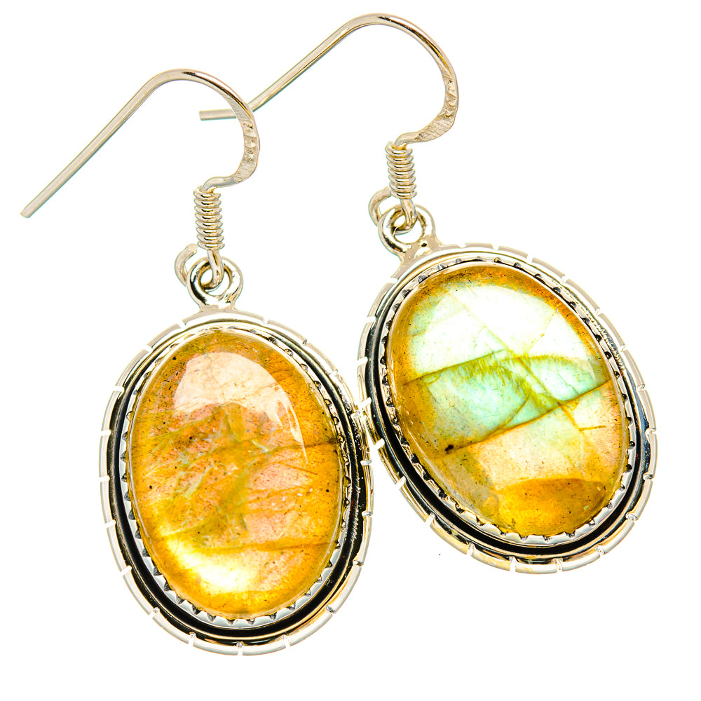 Labradorite Earrings handcrafted by Ana Silver Co - EARR431432 - Photo 2