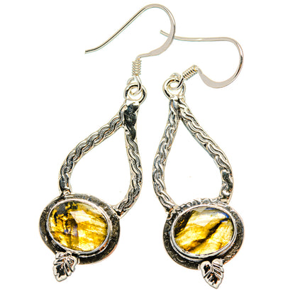 Labradorite Earrings handcrafted by Ana Silver Co - EARR431547 - Photo 2