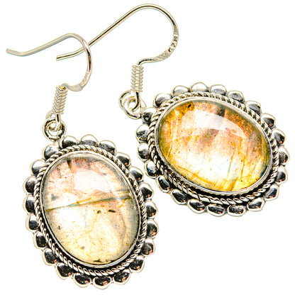 Labradorite Earrings handcrafted by Ana Silver Co - EARR431567 - Photo 2