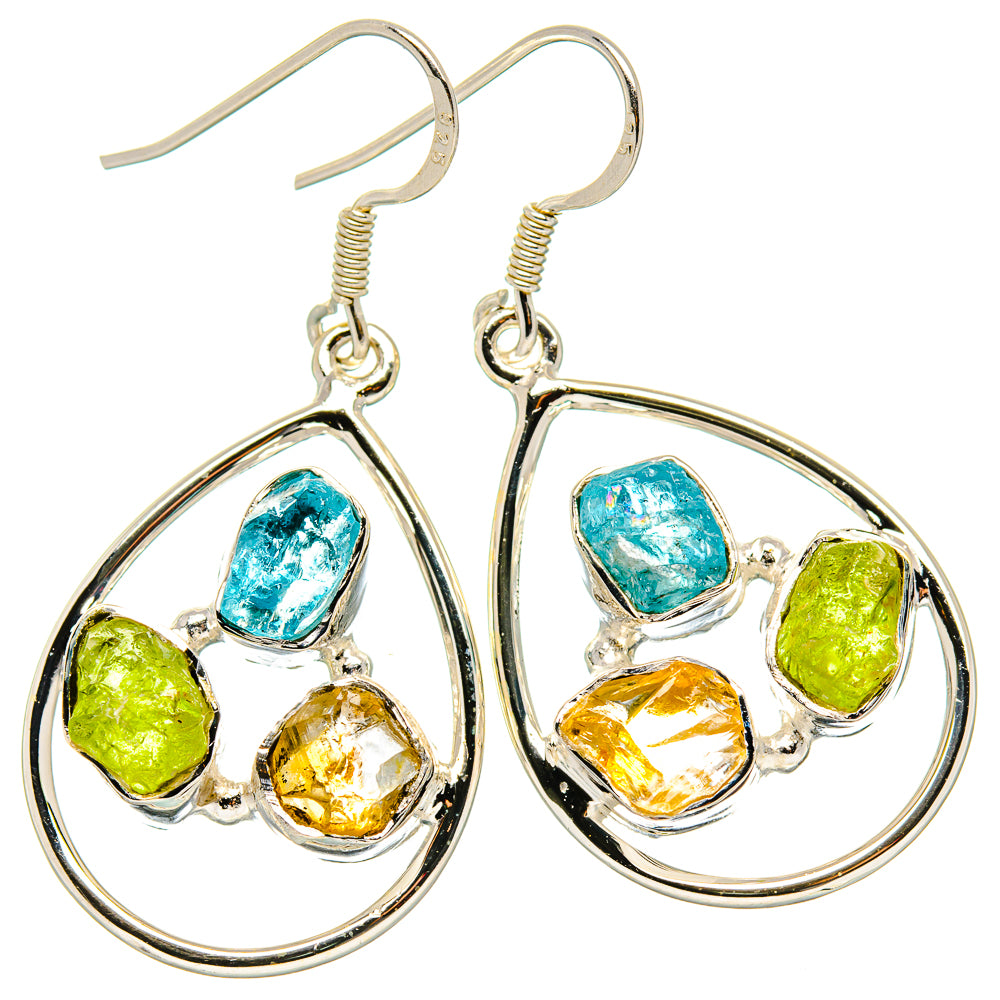 Apatite Earrings handcrafted by Ana Silver Co - EARR431570 - Photo 2