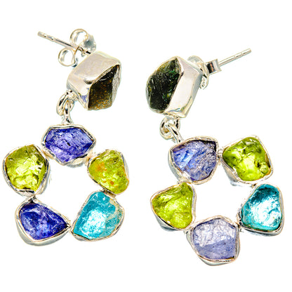 Tanzanite Earrings handcrafted by Ana Silver Co - EARR431572 - Photo 2