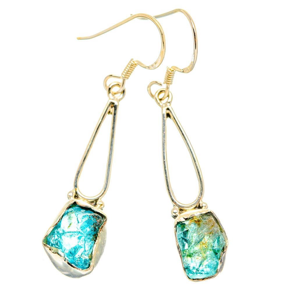 Apatite Earrings handcrafted by Ana Silver Co - EARR428562 - Photo 2