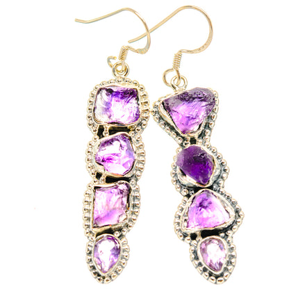 Amethyst Earrings handcrafted by Ana Silver Co - EARR428586 - Photo 2