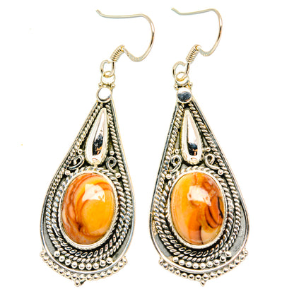 Mookaite Earrings handcrafted by Ana Silver Co - EARR428590 - Photo 2