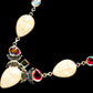 Carved Face, Mystic Topaz Necklaces handcrafted by Ana Silver Co - NEC12024