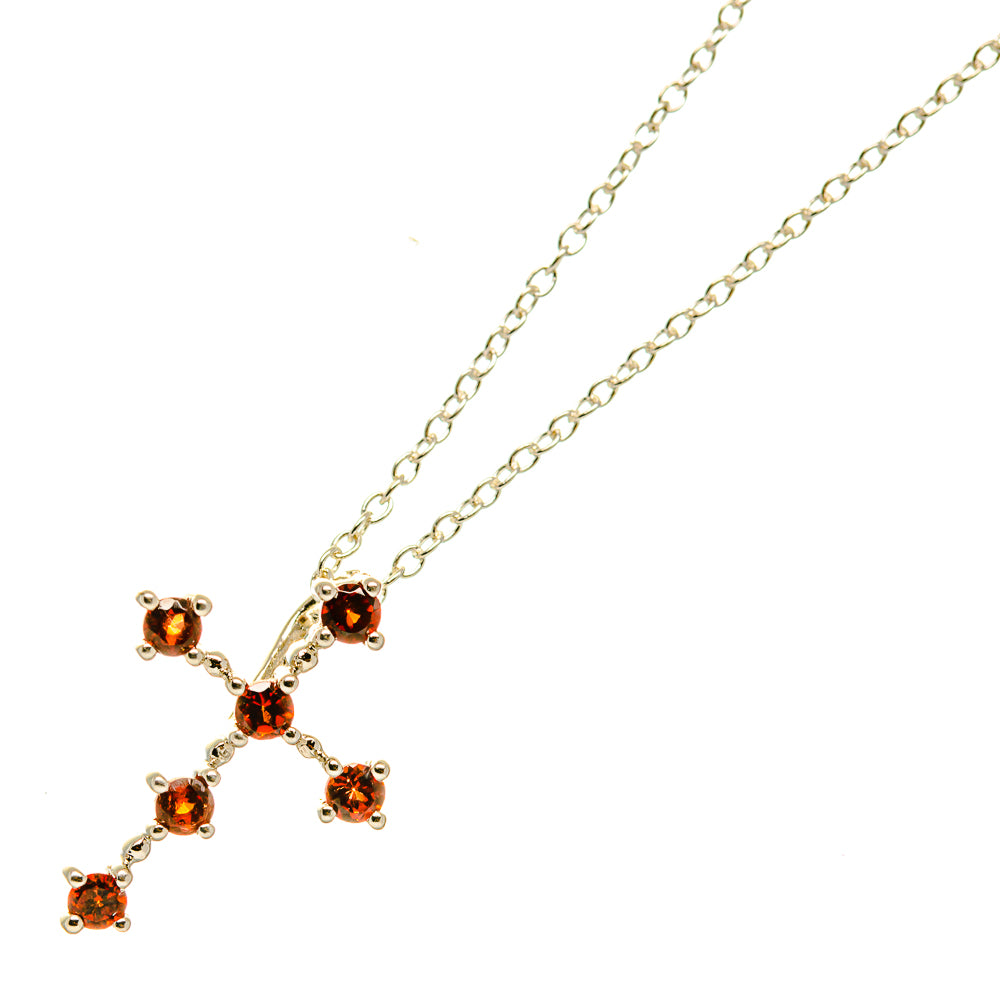 Garnet Necklaces handcrafted by Ana Silver Co - NEC12302