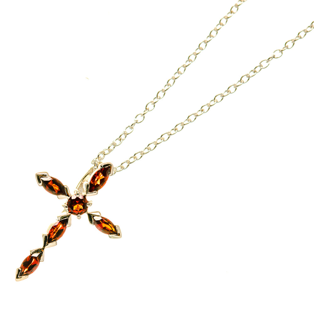Garnet Necklaces handcrafted by Ana Silver Co - NEC12303