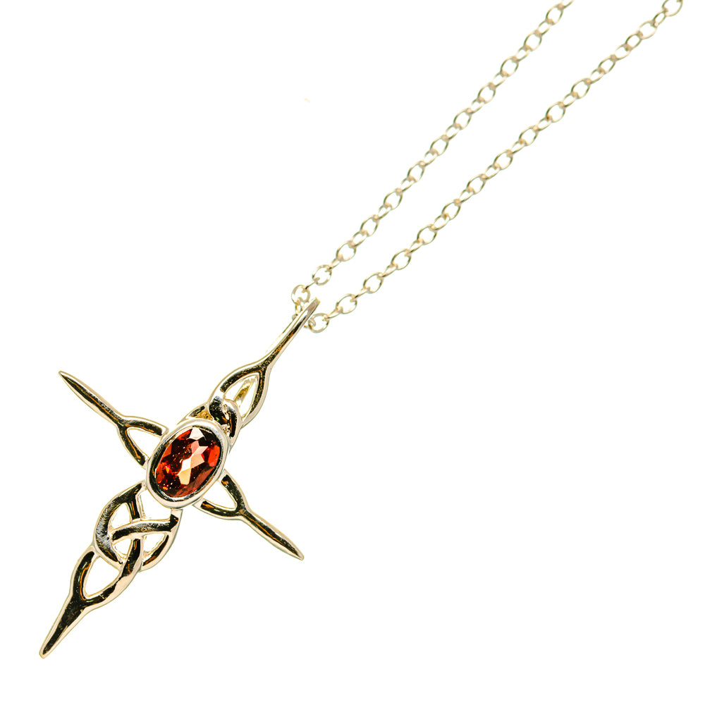 Garnet Necklaces handcrafted by Ana Silver Co - NEC12308