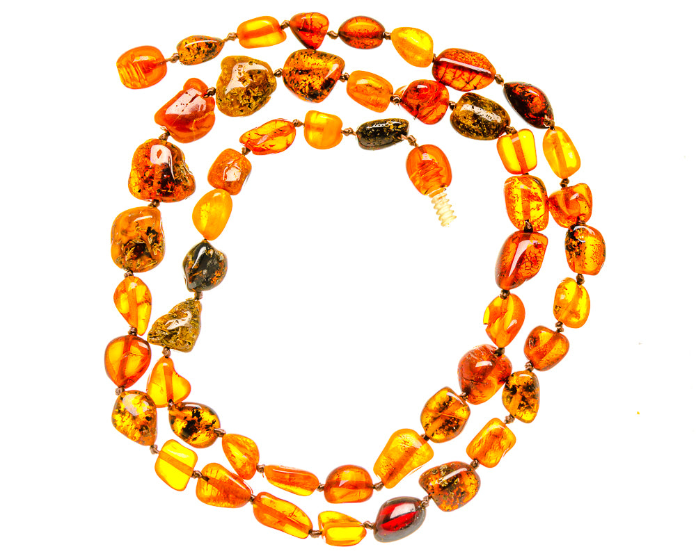 Baltic Amber Necklaces handcrafted by Ana Silver Co - NEC90007 - Photo 2