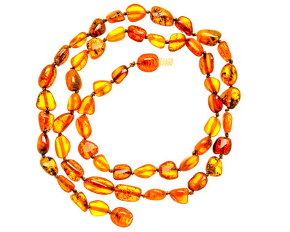 Baltic Amber Necklaces handcrafted by Ana Silver Co - NEC90009 - Photo 2
