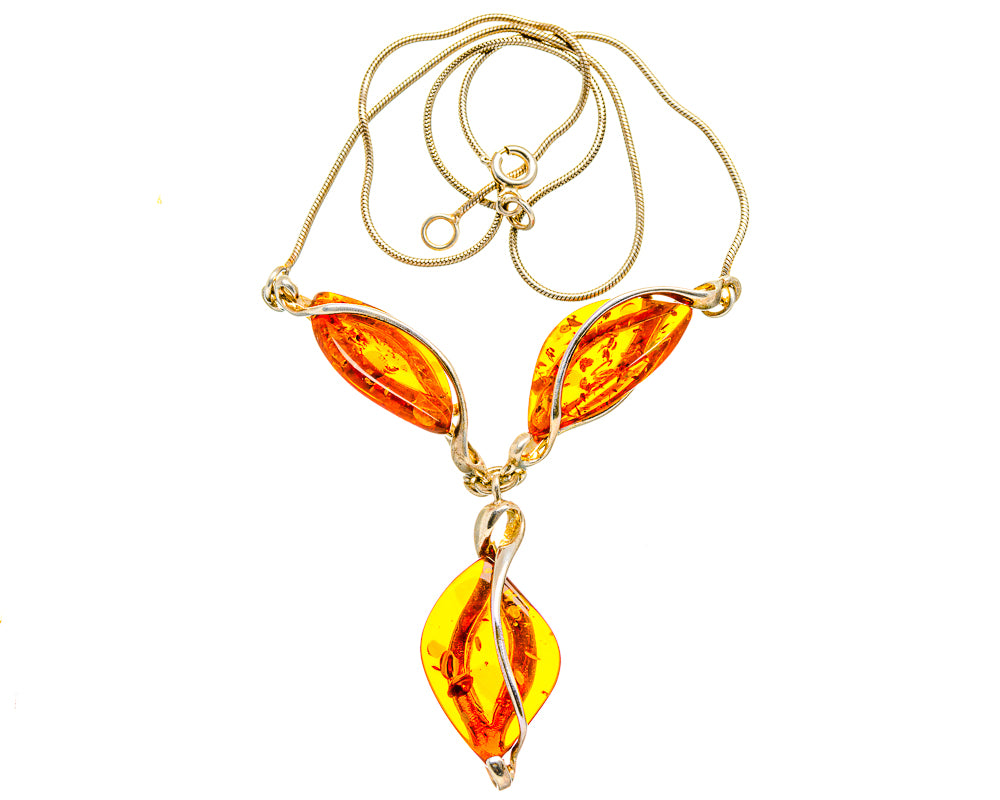 Baltic Amber Necklaces handcrafted by Ana Silver Co - NEC90010 - Photo 2