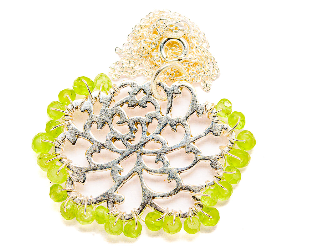 Peridot Necklaces handcrafted by Ana Silver Co - NEC90017 - Photo 2