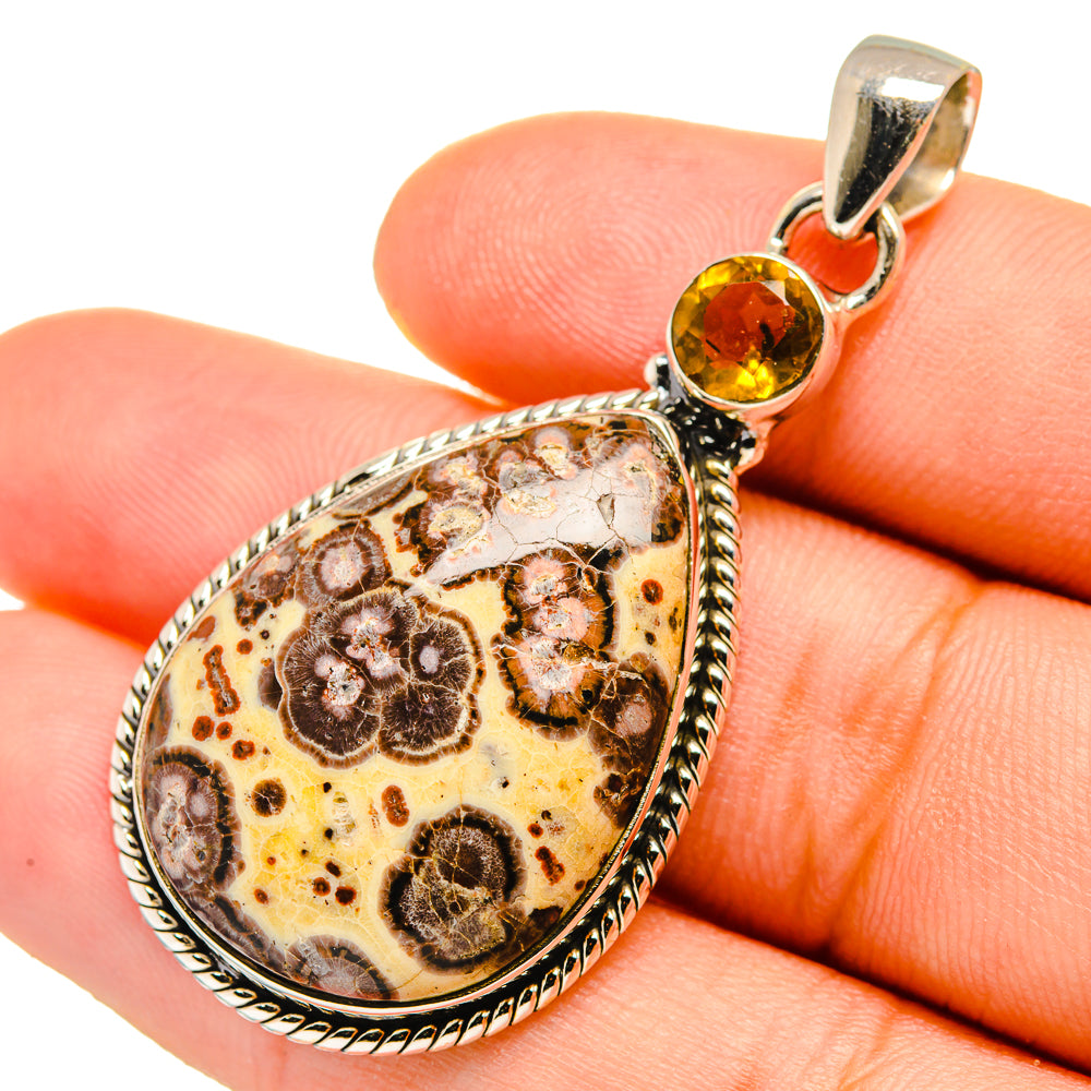 Poppy Jasper Pendants handcrafted by Ana Silver Co - PD10002