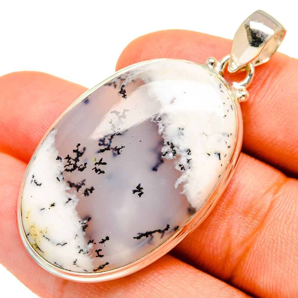 Dendritic Opal Pendants handcrafted by Ana Silver Co - PD10016