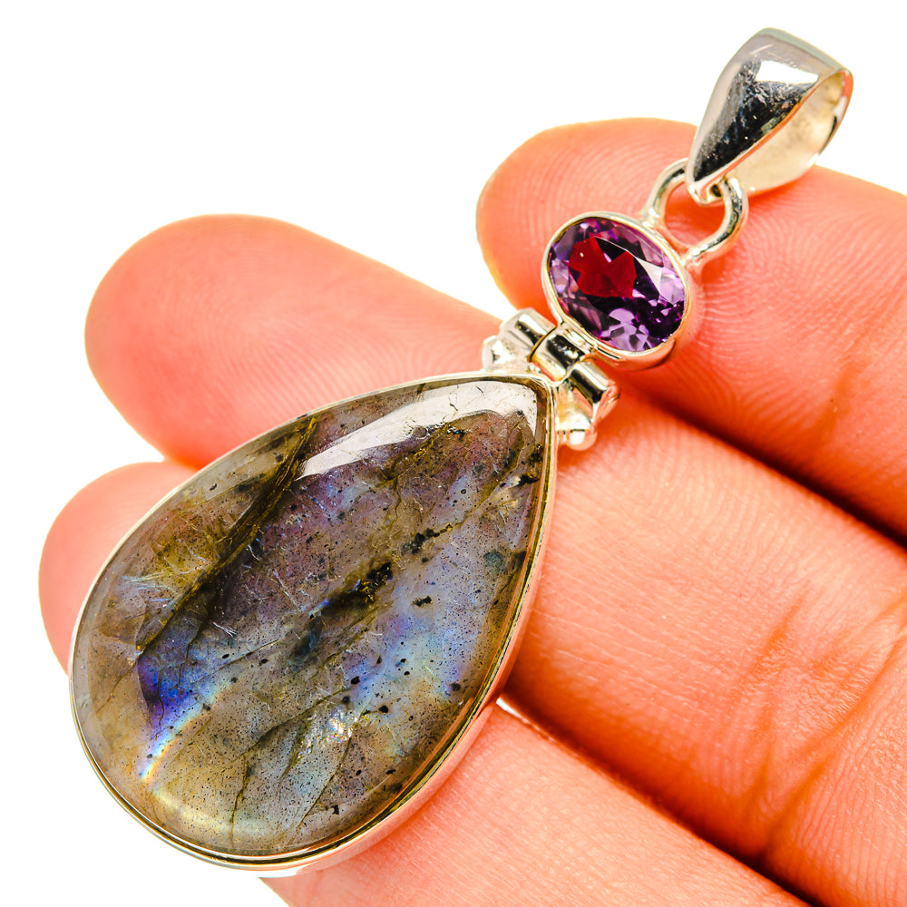 Labradorite Pendants handcrafted by Ana Silver Co - PD10024