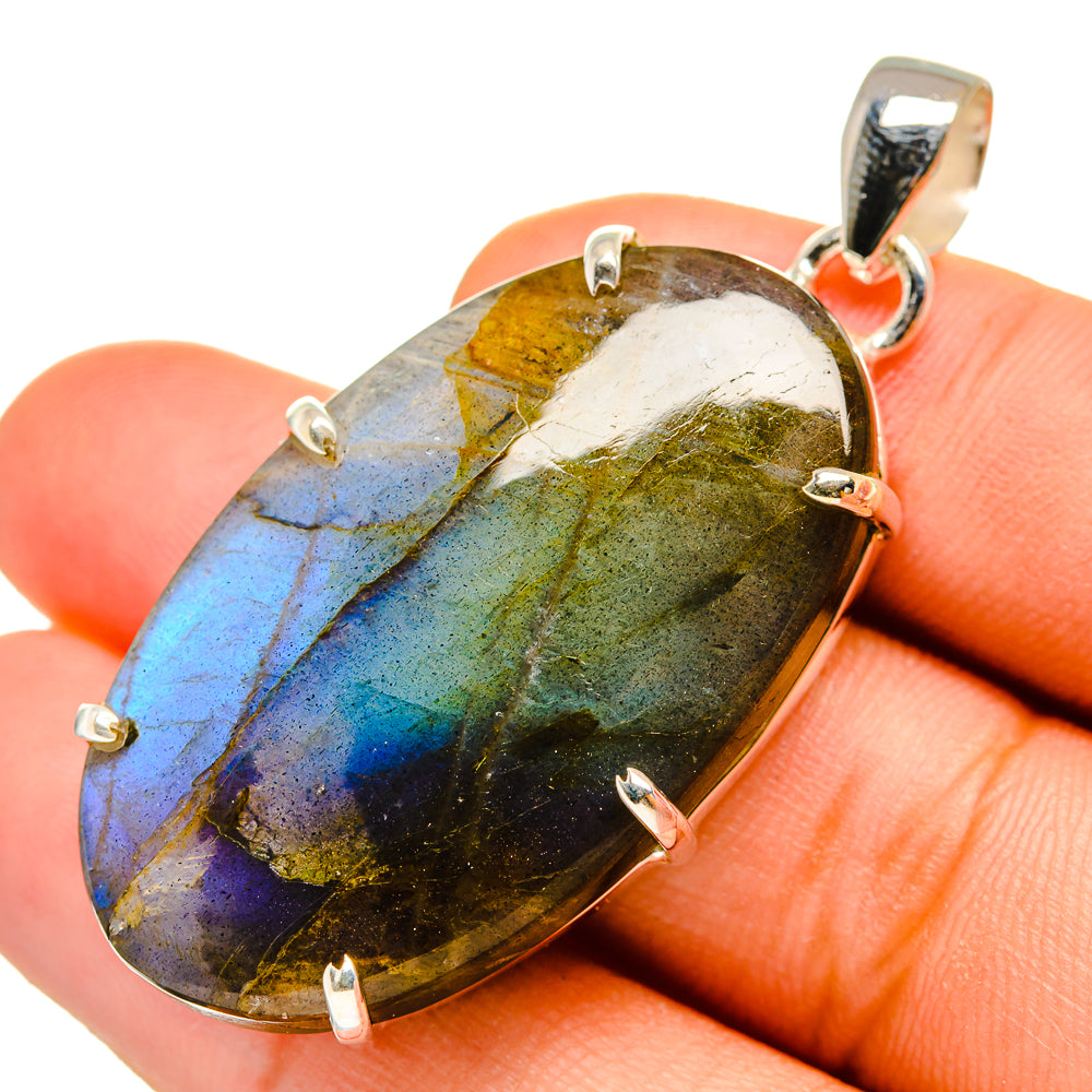 Labradorite Pendants handcrafted by Ana Silver Co - PD10026
