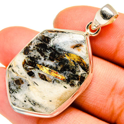 Astrophyllite Pendants handcrafted by Ana Silver Co - PD10035