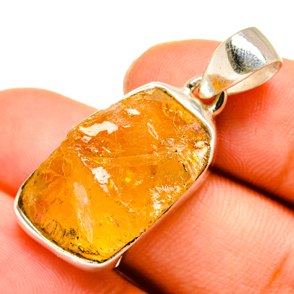 Citrine Pendants handcrafted by Ana Silver Co - PD10075