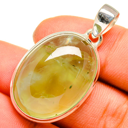 Prehnite Pendants handcrafted by Ana Silver Co - PD10078