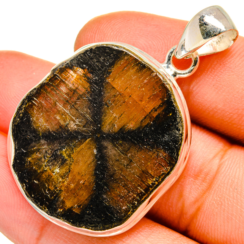 Chiastolite Pendants handcrafted by Ana Silver Co - PD10090