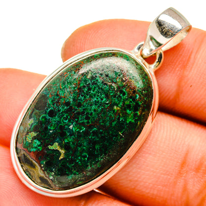 Chrysocolla Pendants handcrafted by Ana Silver Co - PD10131