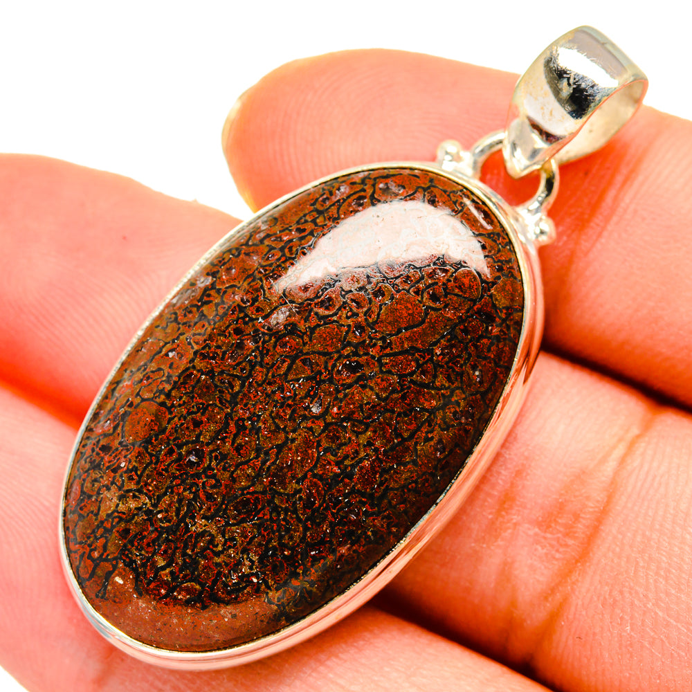 Dinosaur Bone Pendants handcrafted by Ana Silver Co - PD10132