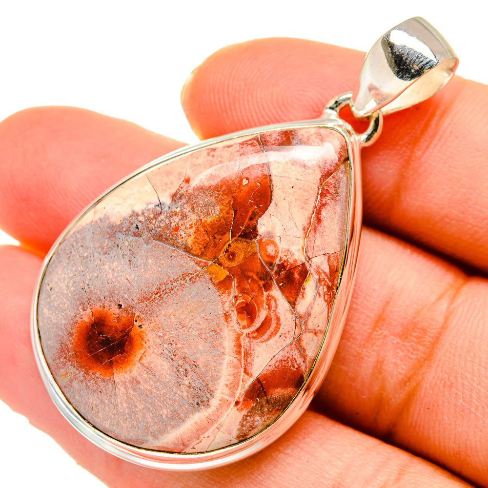 Poppy Jasper Pendants handcrafted by Ana Silver Co - PD10137
