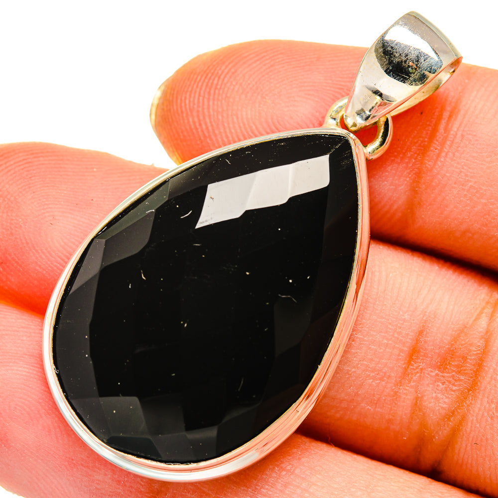 Black Onyx Pendants handcrafted by Ana Silver Co - PD10139