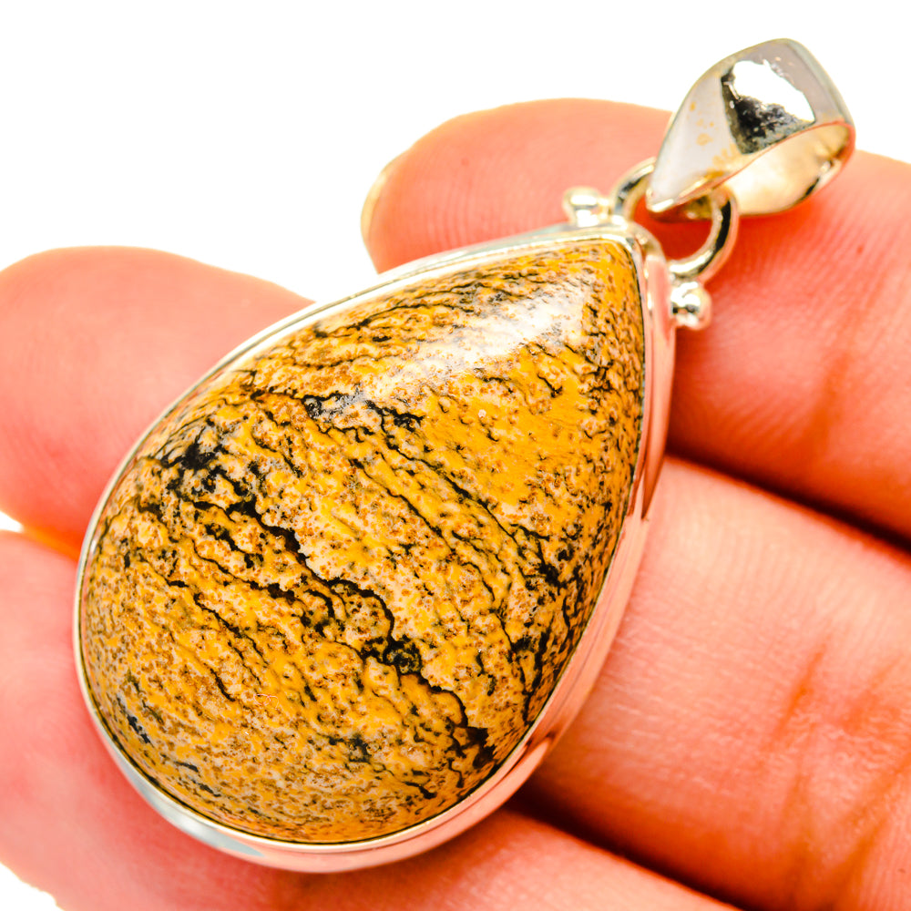 Picture Jasper Pendants handcrafted by Ana Silver Co - PD10142