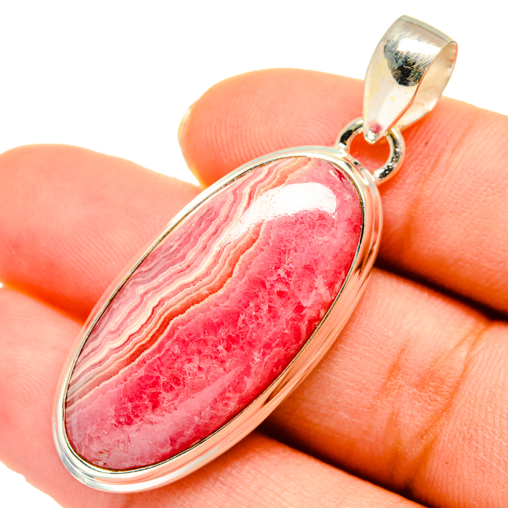 Rhodochrosite Pendants handcrafted by Ana Silver Co - PD10144