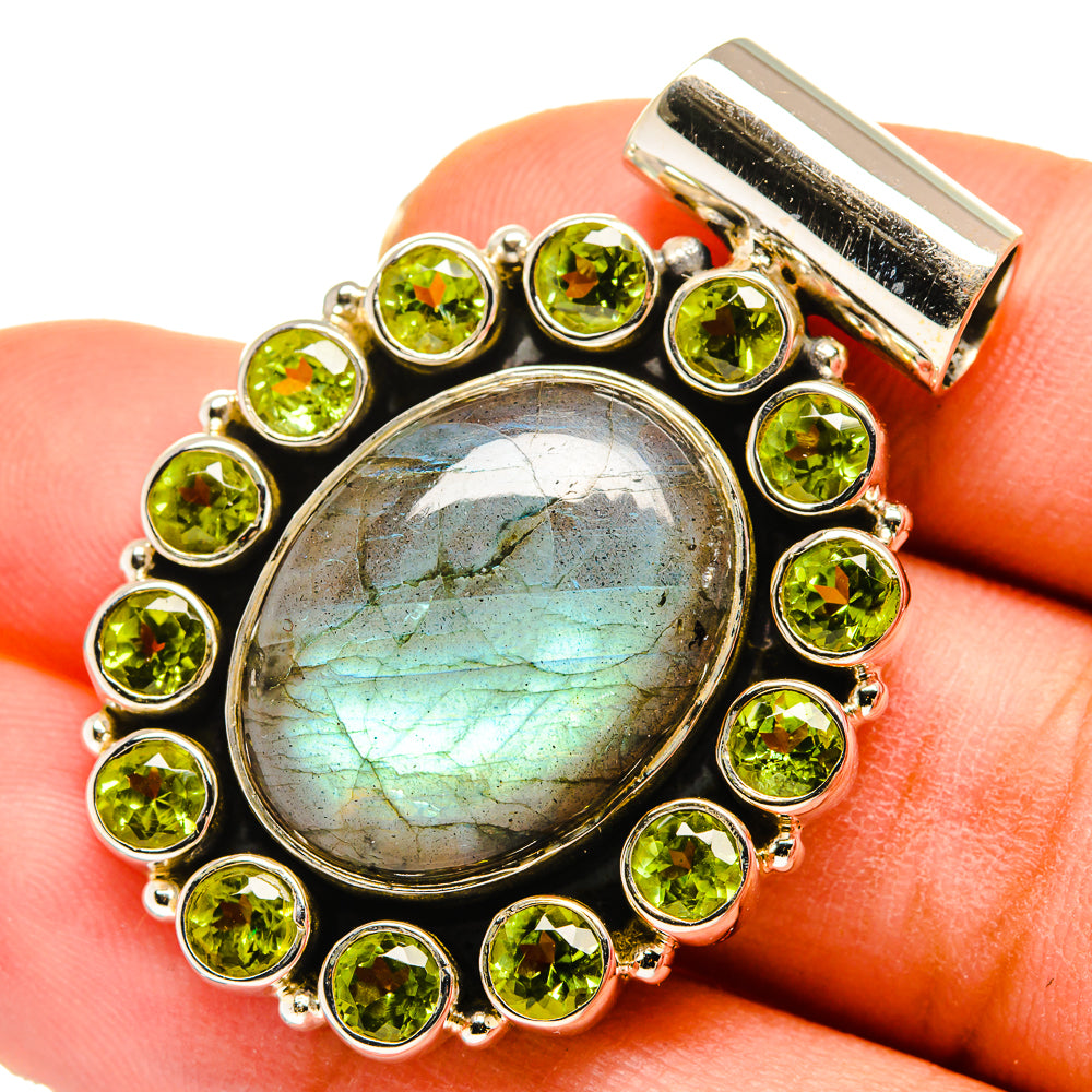 Labradorite Pendants handcrafted by Ana Silver Co - PD10146