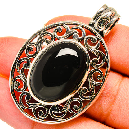 Black Onyx Pendants handcrafted by Ana Silver Co - PD10149