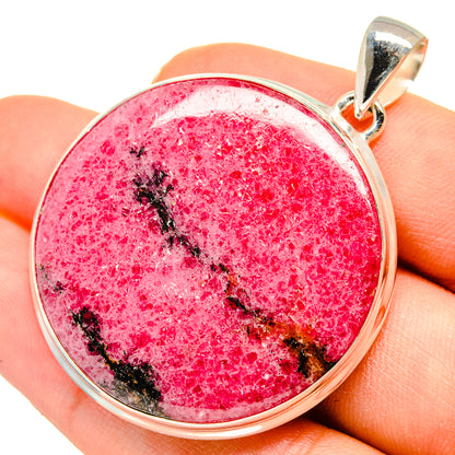 Rhodonite Pendants handcrafted by Ana Silver Co - PD10156