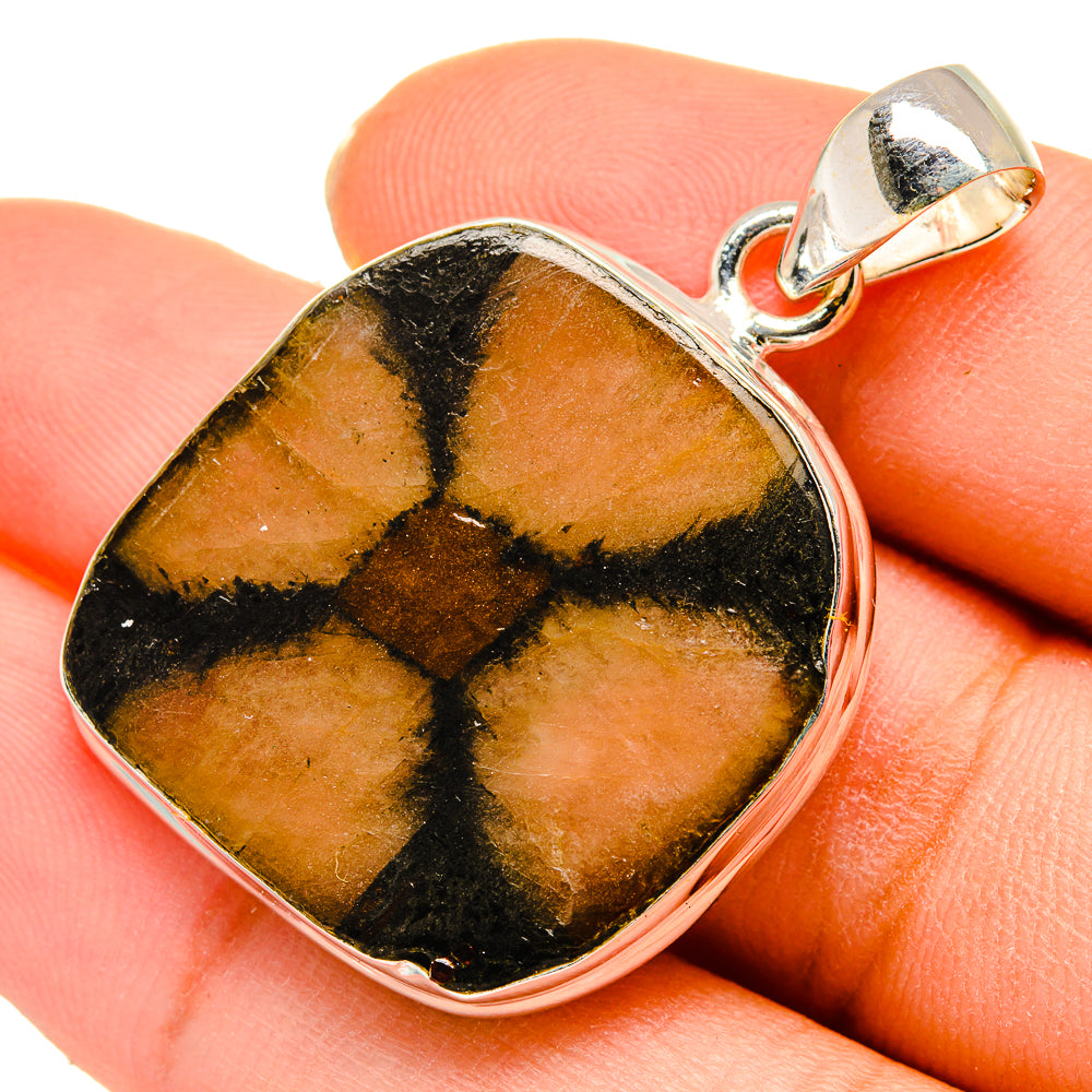 Chiastolite Pendants handcrafted by Ana Silver Co - PD10157