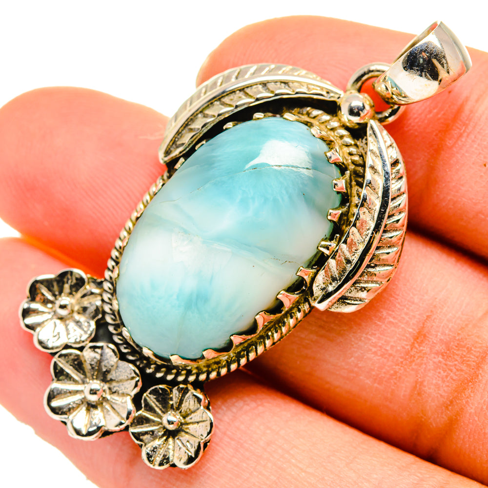 Larimar Pendants handcrafted by Ana Silver Co - PD10159
