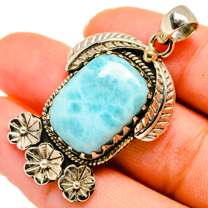 Larimar Pendants handcrafted by Ana Silver Co - PD10160