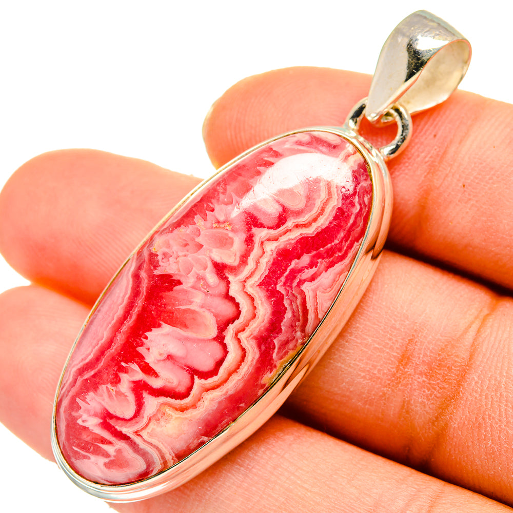 Rhodochrosite Pendants handcrafted by Ana Silver Co - PD10162