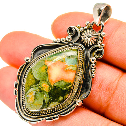 Rainforest Opal Pendants handcrafted by Ana Silver Co - PD10166