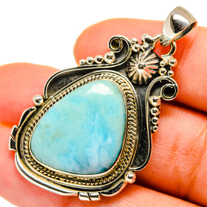 Larimar Pendants handcrafted by Ana Silver Co - PD10170