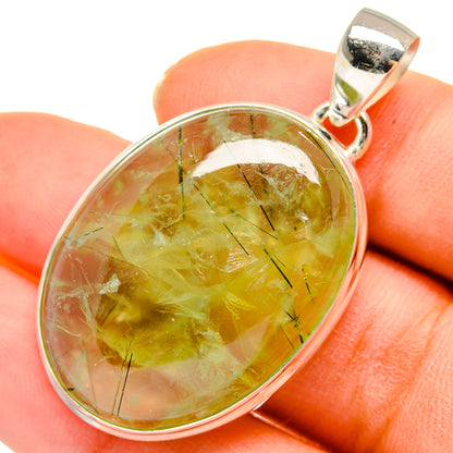 Prehnite Pendants handcrafted by Ana Silver Co - PD10203