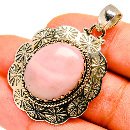 Pink Opal Pendants handcrafted by Ana Silver Co - PD10210