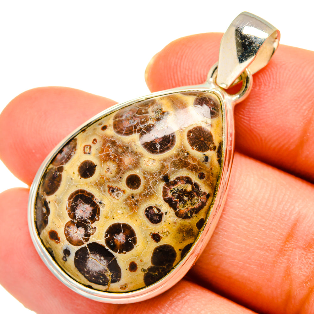 Poppy Jasper Pendants handcrafted by Ana Silver Co - PD10232