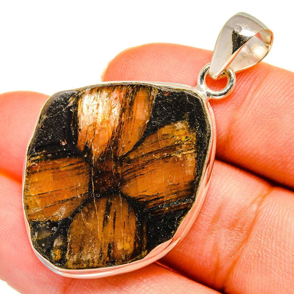 Chiastolite Pendants handcrafted by Ana Silver Co - PD10240