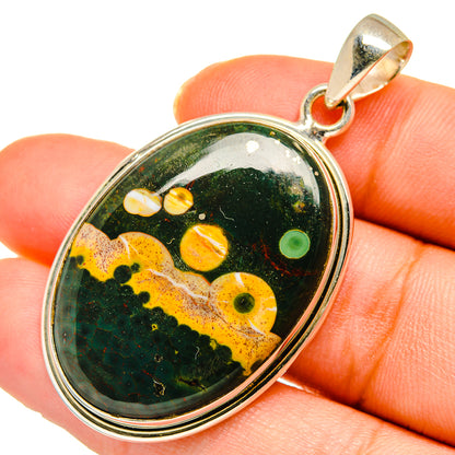 Ocean Jasper Pendants handcrafted by Ana Silver Co - PD10260
