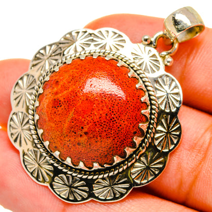 Sponge Coral Pendants handcrafted by Ana Silver Co - PD10263
