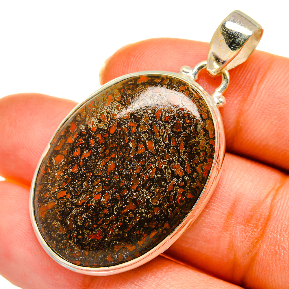 Dinosaur Bone Pendants handcrafted by Ana Silver Co - PD10264