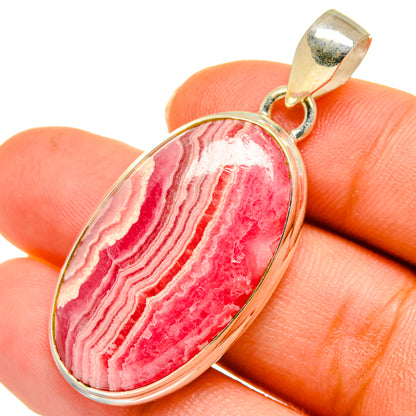 Rhodochrosite Pendants handcrafted by Ana Silver Co - PD10276