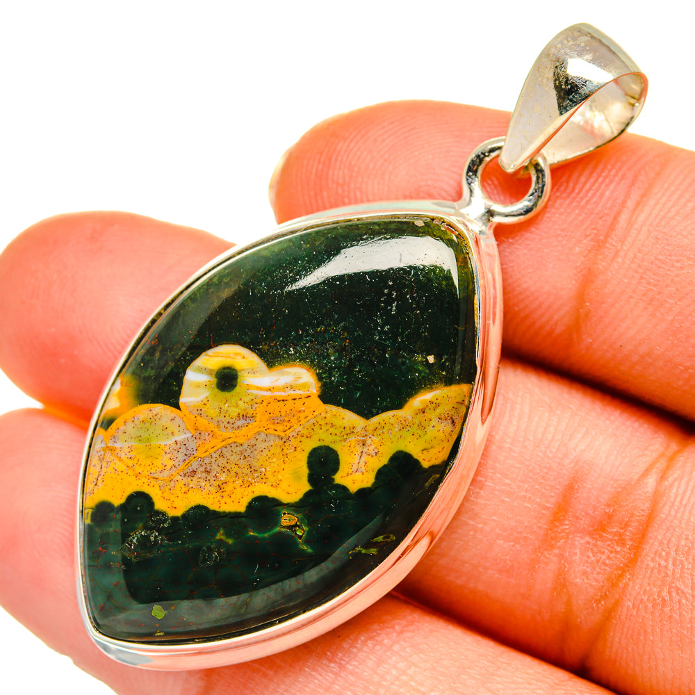 Ocean Jasper Pendants handcrafted by Ana Silver Co - PD10280
